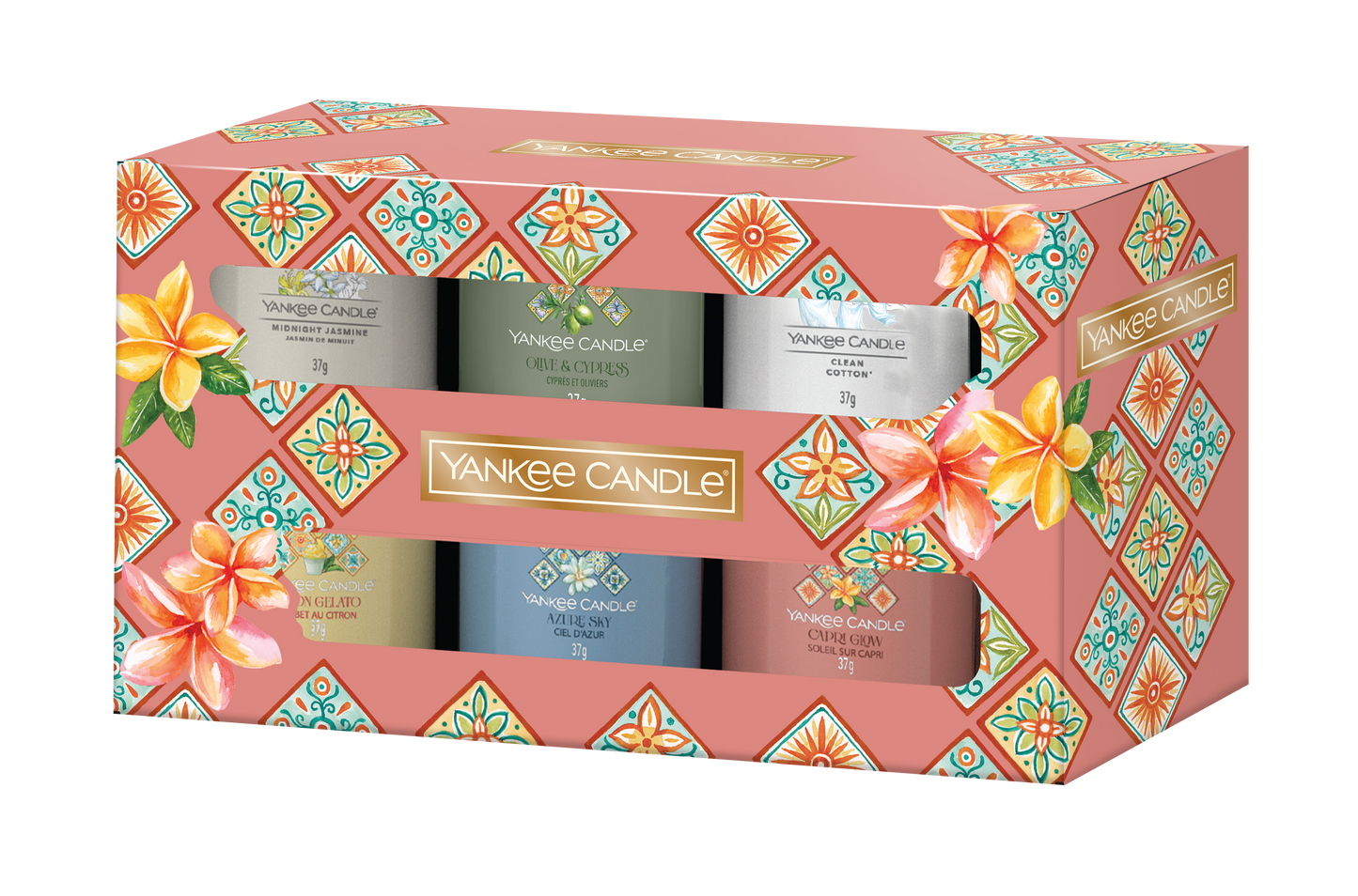 6 Mini Filled Votive Gift Set