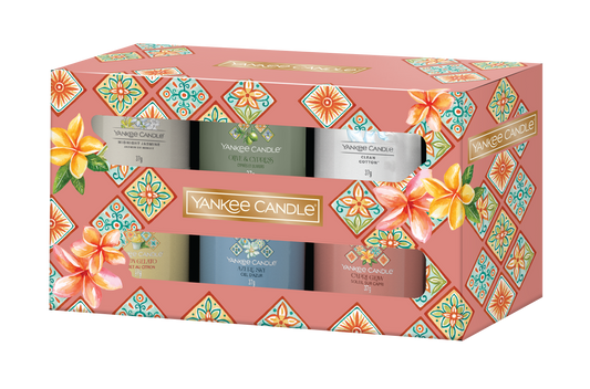 6 Mini Filled Votive Gift Set