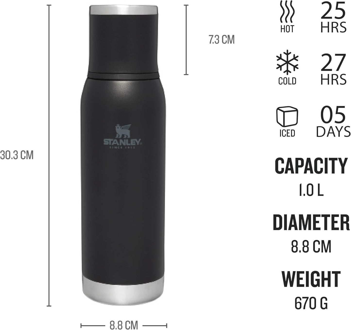 STANLEY Adventure To-Go Bottle | Hammertone Green