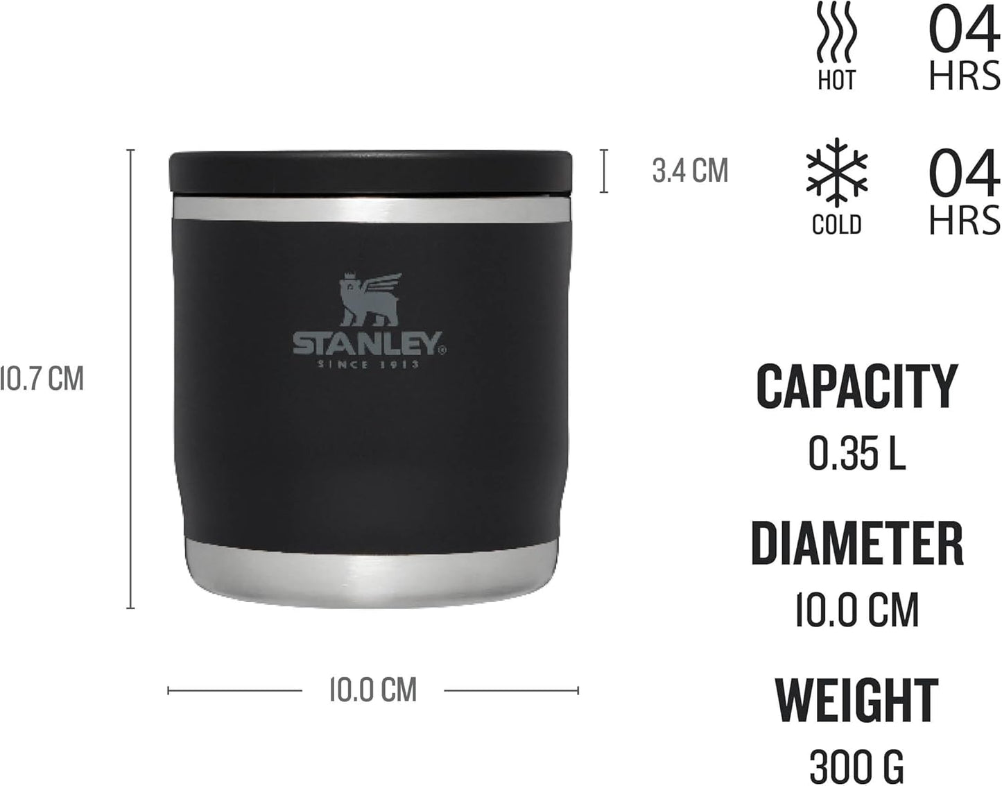 STANLEY | Adventure To-Go Food Jar | Black