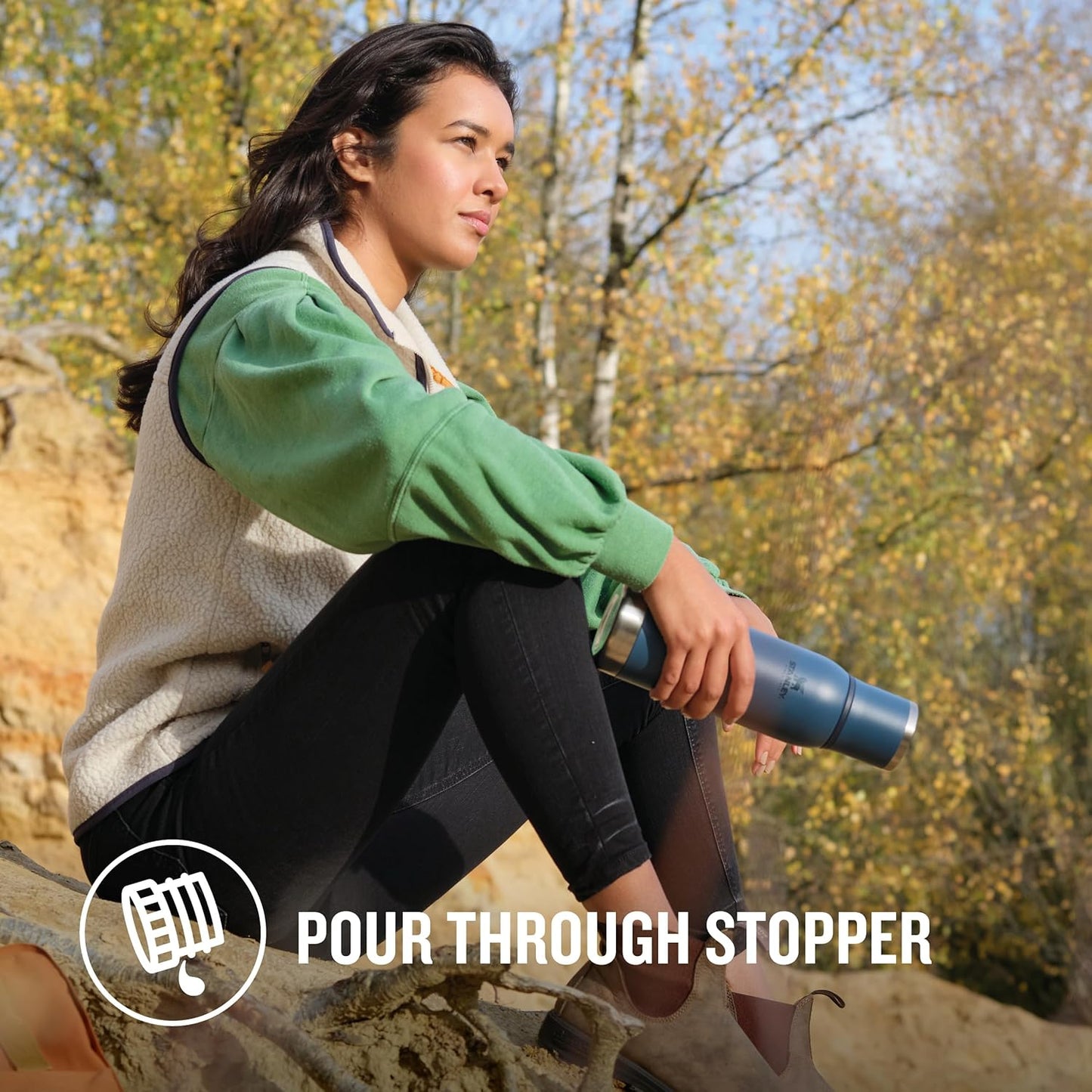STANLEY Adventure To-Go Bottle | Hammertone Green