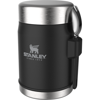 STANLEY Legendary Food Jar + Spork | Matte Black Pebble