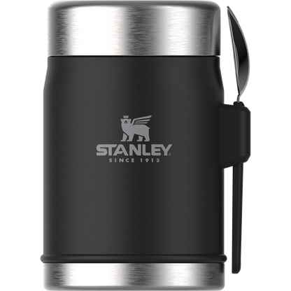 STANLEY Legendary Food Jar + Spork | Matte Black Pebble
