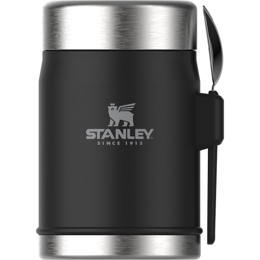 STANLEY Legendary Food Jar + Spork | Matte Black Pebble