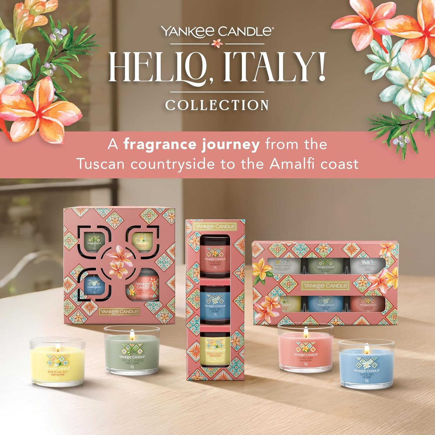 3 Mini Filled Votive Gift Set