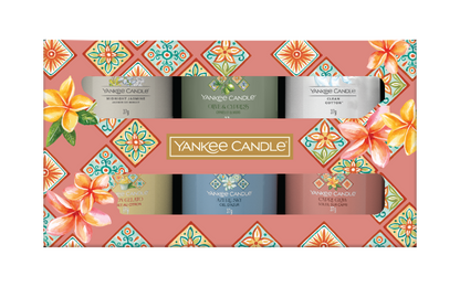 6 Mini Filled Votive Gift Set