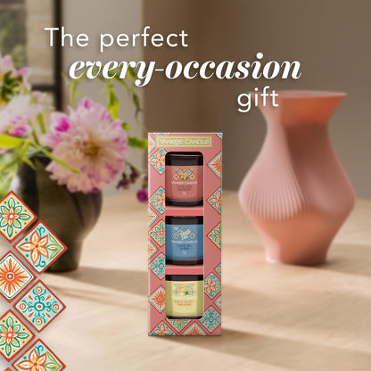 3 Mini Filled Votive Gift Set